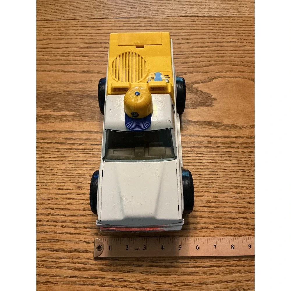 Vintage Nylint NAPA Auto Parts Pressed Steel Toy Truck Lights and Sound White